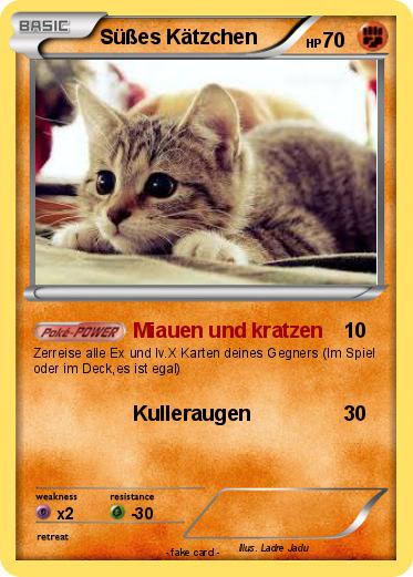 Pokemon Süßes Kätzchen