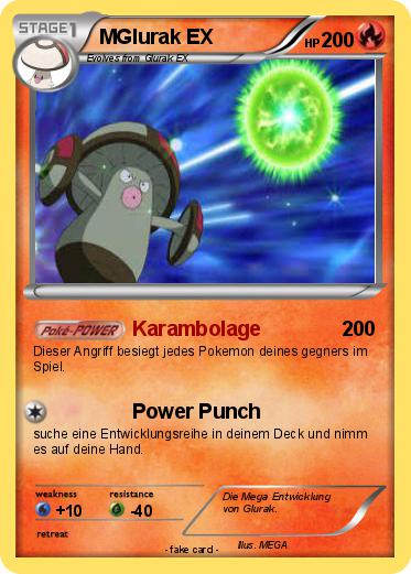 Pokemon MGlurak EX