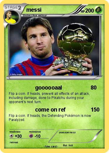 Pokemon messi