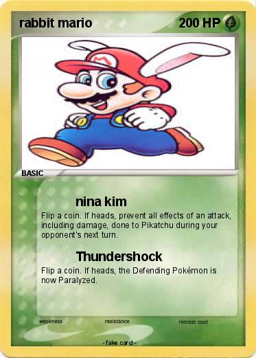 Pokemon rabbit mario