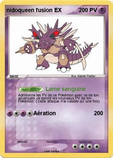 Pokemon nidoqueen fusion EX