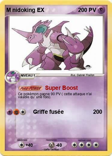 Pokemon M nidoking EX