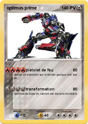 Pokemon optimus prime