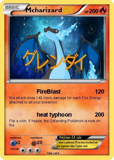 Pokemon Mcharizard