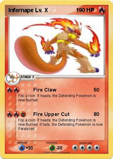 Pokemon Infernape Lv. X                  1             