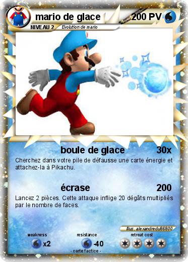 Pokemon mario de glace