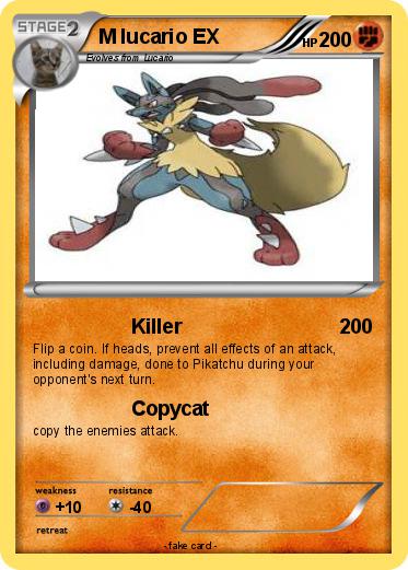 Pokemon M lucario EX