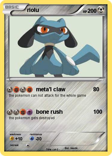 Pokemon riolu
