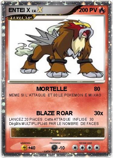 Pokemon ENTEI X