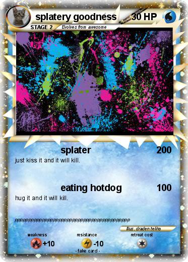 Pokemon splatery goodness
