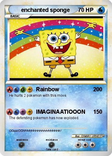 Pokemon enchanted sponge
