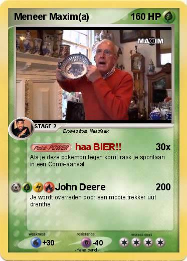 Pokemon Meneer Maxim(a)