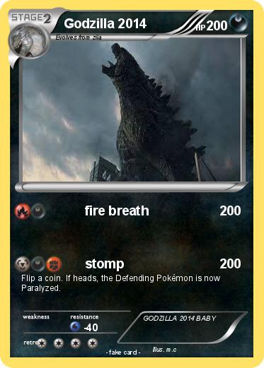 Pokemon Godzilla 2014