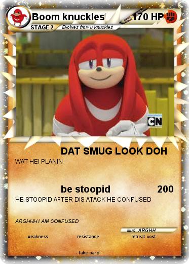 Pokemon Boom knuckles