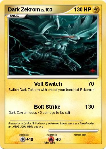 Pokemon Dark Zekrom