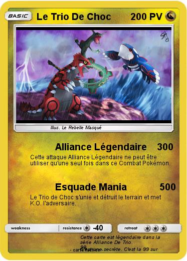 Pokemon Le Trio De Choc