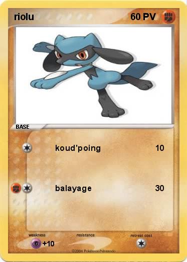 Pokemon riolu