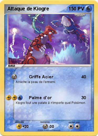 Pokemon Attaque de Kiogre 