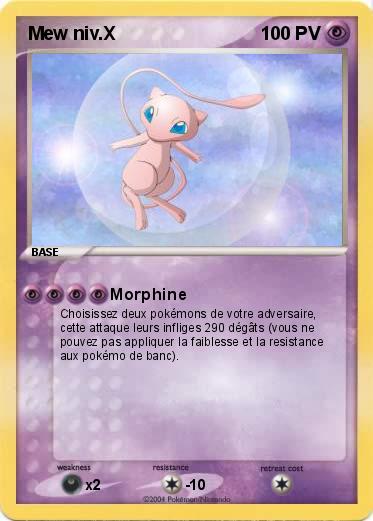 Pokemon Mew niv.X