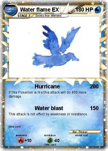 Pokemon Water flame EX