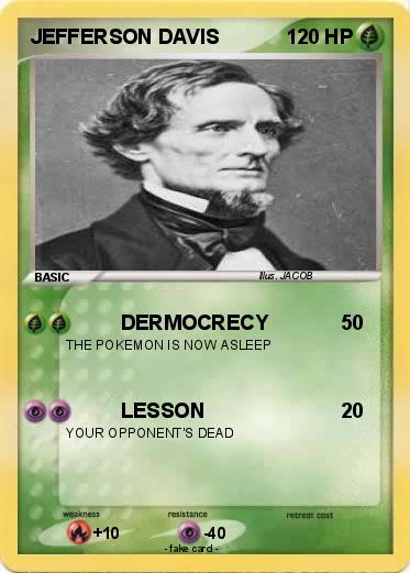 Pokemon JEFFERSON DAVIS