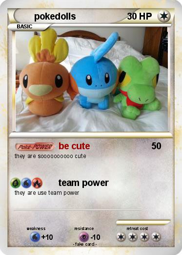 Pokemon pokedolls