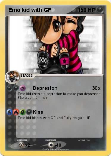 Pokemon Emo kid with GF