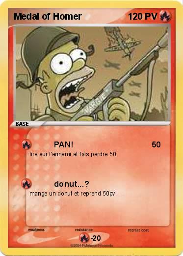 Pokemon Medal of Homer
