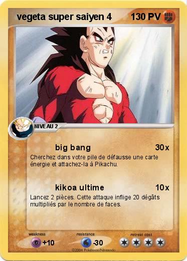 Pokemon  vegeta super saiyen 4