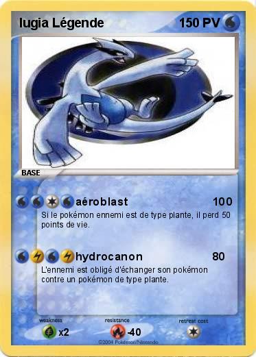 Pokemon lugia Légende