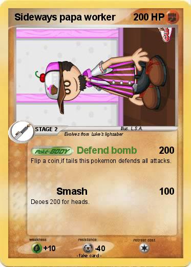 Pokemon Sideways papa worker