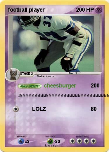 Pokemon football player