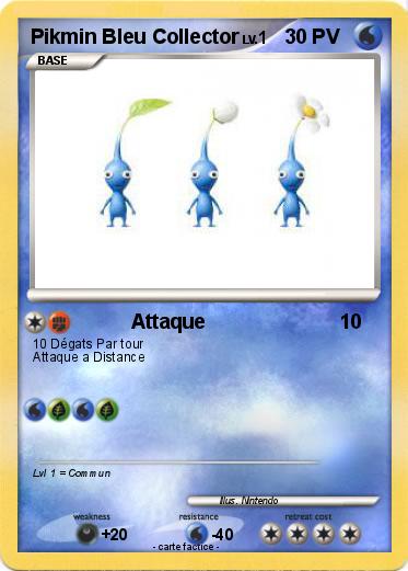 Pokemon Pikmin Bleu Collector