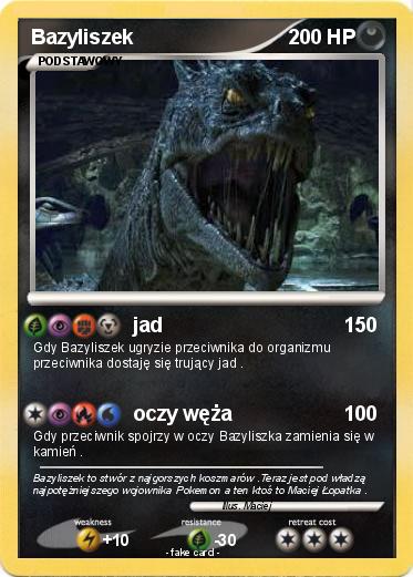Pokemon Bazyliszek