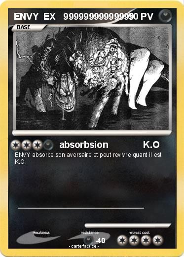 Pokemon ENVY  EX   99999999999999