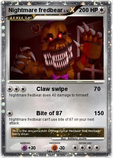 Pokemon Nightmare fredbear