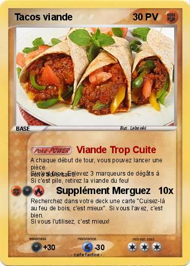 Pokemon Tacos viande