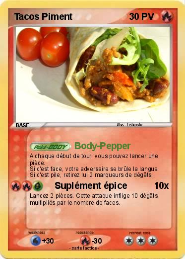 Pokemon Tacos Piment