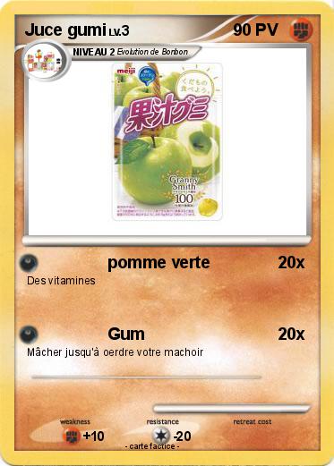 Pokemon Juce gumi