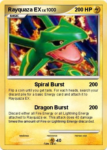 Pokemon Rayquaza EX