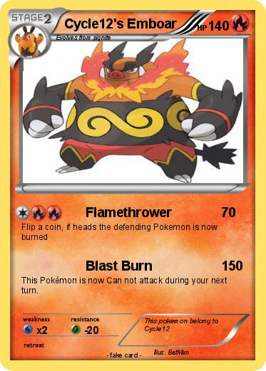 Pokemon Cycle12's Emboar