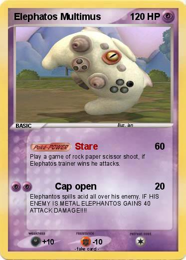Pokemon Elephatos Multimus