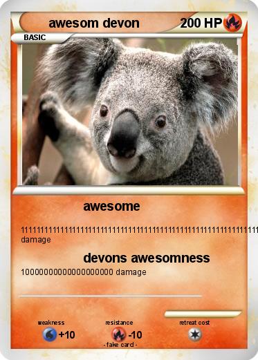 Pokemon awesom devon