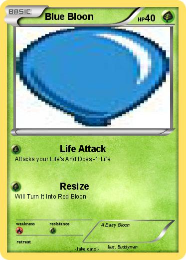 Pokemon Blue Bloon