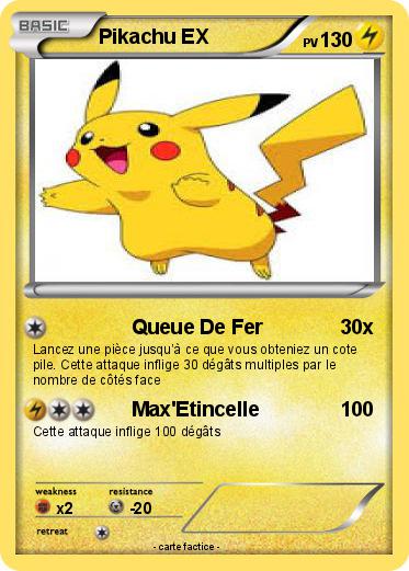 Pokemon Pikachu EX