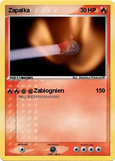 Pokemon Zapałka