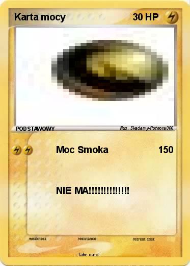 Pokemon Karta mocy