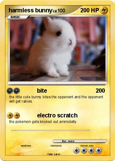 Pokemon harmless bunny
