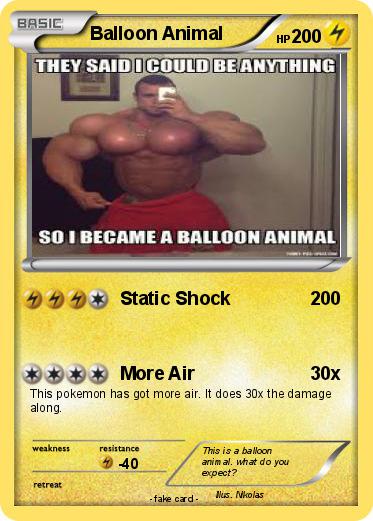 Pokemon Balloon Animal