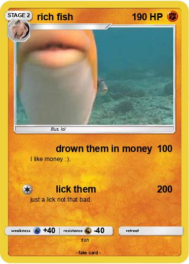 Pokemon rich fish